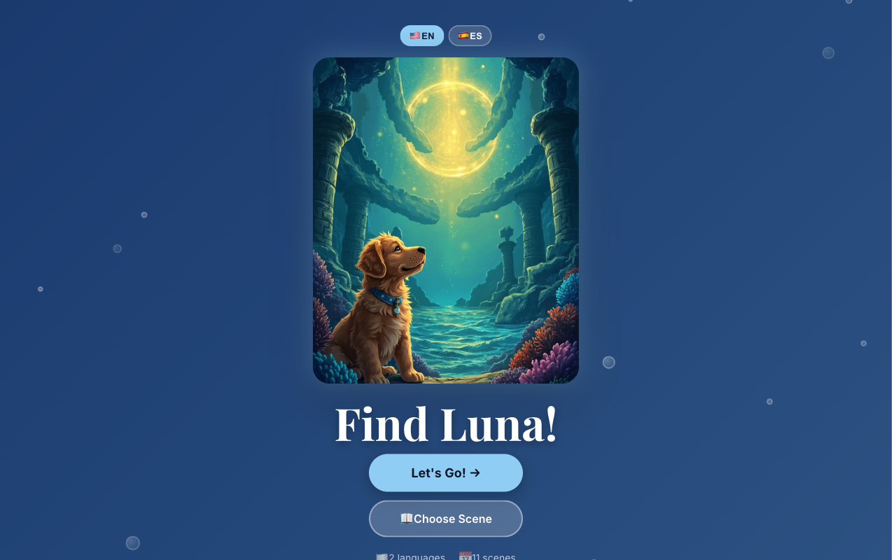 Find Luna! at the Atlantis